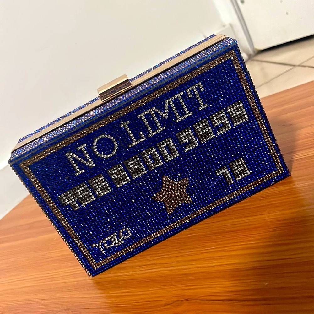 No limit Rhinestone clutch handbag